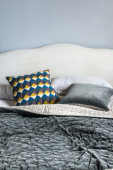 Velvet Linen Square Cushion Cover