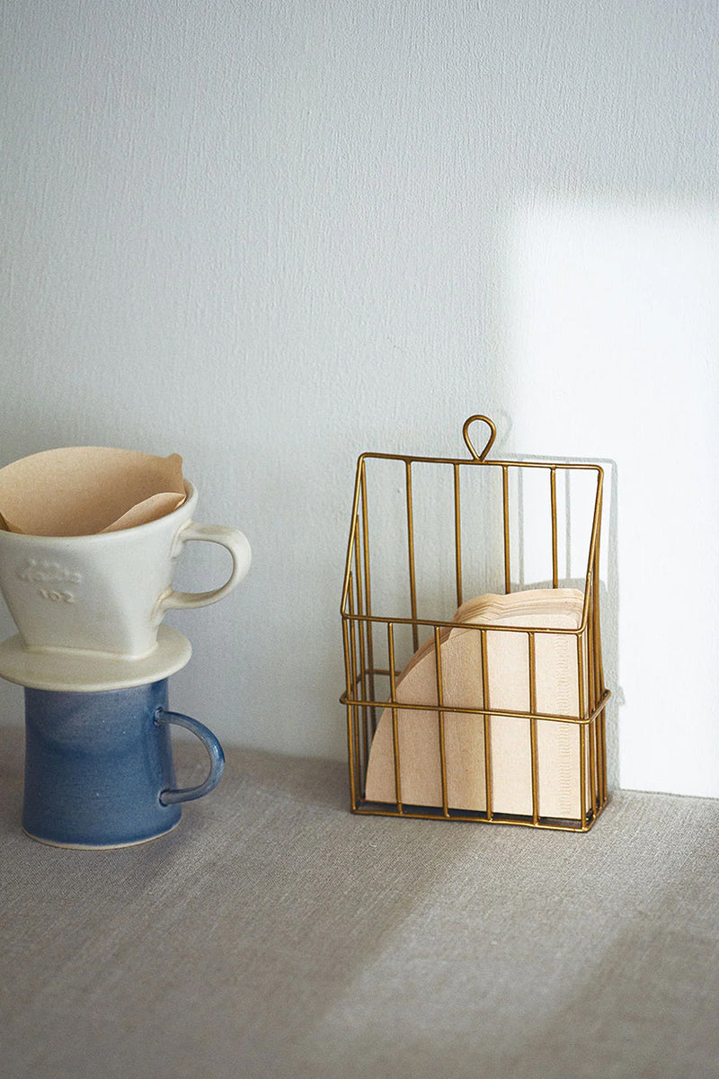 Brass Wall Basket