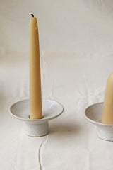 Standard Candleholder- Speckled White