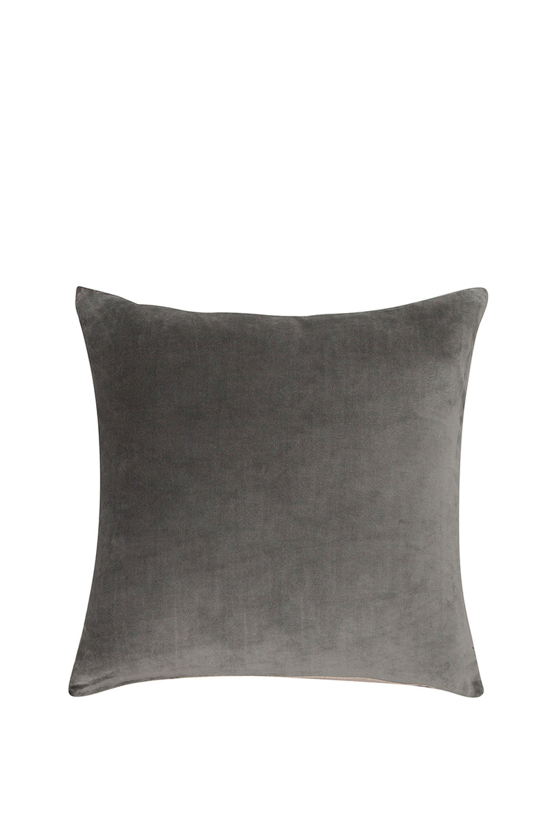 Velvet Linen Square Cushion Cover