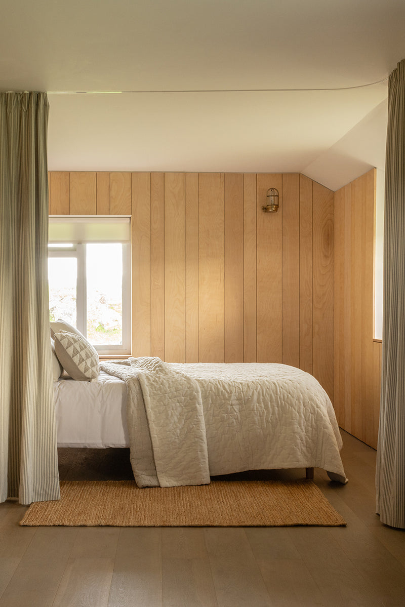 Velvet Linen Bedspread Calico