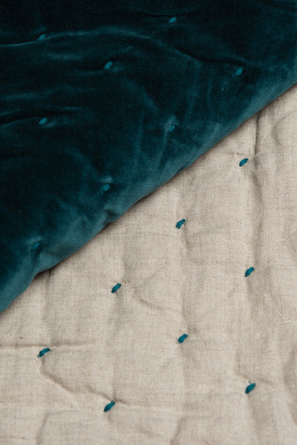 Velvet Linen Bedspread