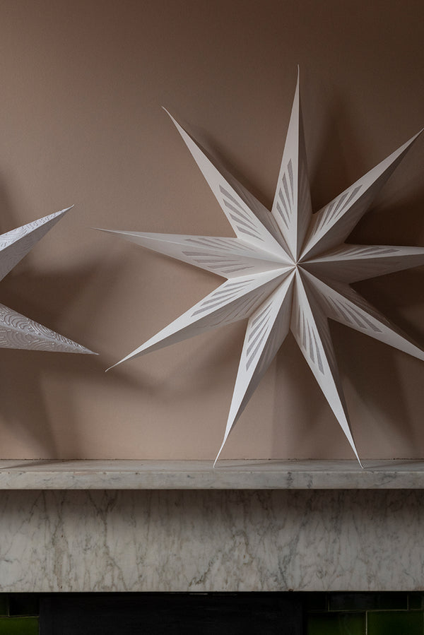 Paper Star Vivien White 80cm